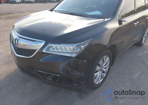 2016 Acura Mdx Technology Acurawatch Plus Packages/Technology Package из США, поврежденный, VIN 5FRYD4H43GB040556